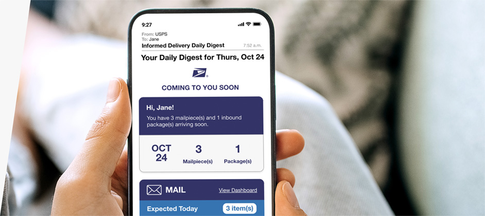 USPS Informed Delivery mobile app